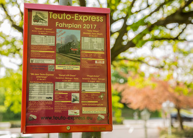 Fahrplan des Teuto Express von 2017