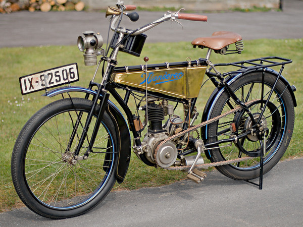 Historischen Motorrad