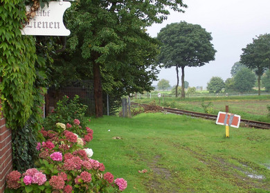 Historisches Bahnhofsgelände in Lienen